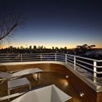 Deck Wooden Flooring and Minimalist Furniture