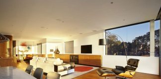 Luxurious Bellevue Hill House Interior Design in Sydney Wooden Flooring and Modern Sofa Furniture Decorations