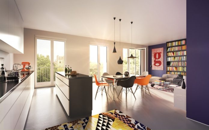 Colorful Kitchen Dining Room