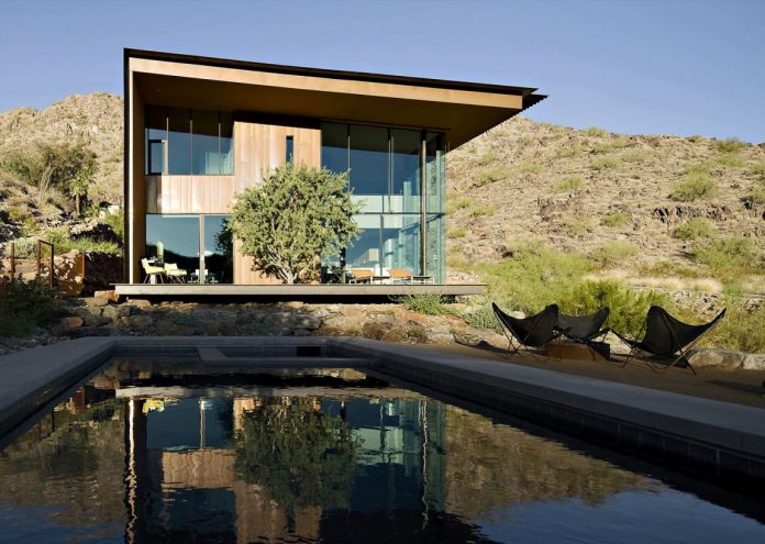 Outdoor Spa Tub Among Patio Decorated with Outdoor Chairs