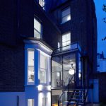 Combination Of Black Color Along With Clear Painting Also Bay Window On Front Wall Decor