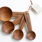 Teak Measuring Spoons From Wooden Materials