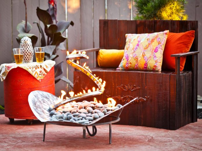 Enchanting Portable Outdoor Fireplace