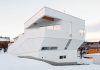 The Polite House / Contemporary White Modern Residence Shape Near Contemporary Architecture Near Some Window Also Clear Painted Wall